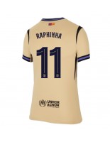 Barcelona Raphinha Belloli #11 Vieraspaita Naisten 2025-26 Lyhythihainen